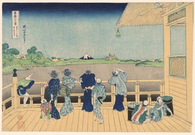 富嶽三十六景 五百羅漢寺 さざい堂 作： Katsushika Hokusai