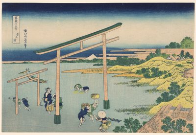 連載「富嶽三十六景」より 信虎（のぶとうら）の海辺 作： Katsushika Hokusai