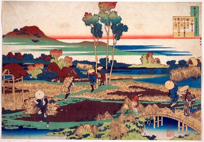 葛飾北斎 (1760-1849) による版画 (ecole ukiyo-e) vers 1830 State Hermitage Saint Petersbourg 作： Katsushika Hokusai