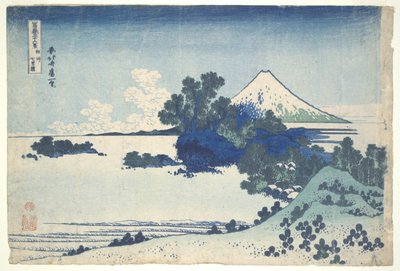 富嶽三十六景 相模国七里ヶ浜 作： Katsushika Hokusai