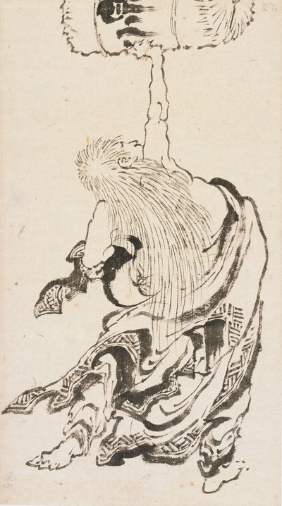 処女 ぃｆチンｇ あ 酒 家ｇ、 江戸 ペリオｄ、 か。 １８４０ｓ。 作： Katsushika Hokusai