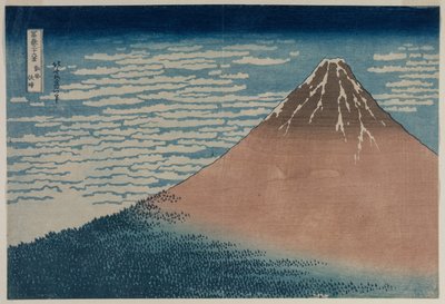 富嶽三十六景 南風晴天 作： Katsushika Hokusai
