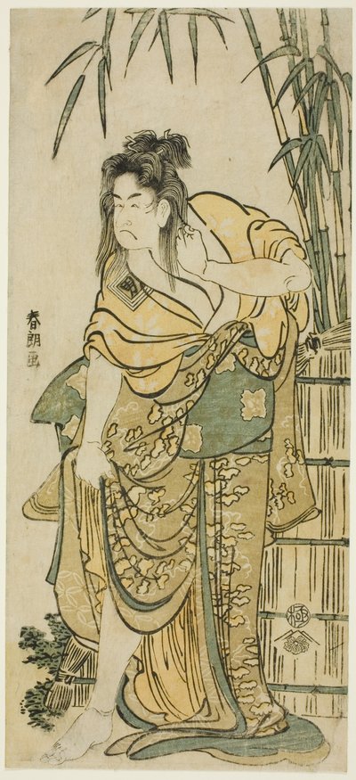俳優・市川駒蔵 乱髪女役 作： Katsushika Hokusai