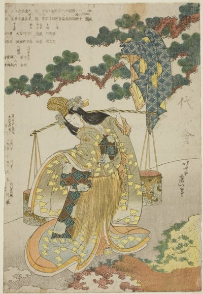 ブラインメイデン 作： Katsushika Hokusai