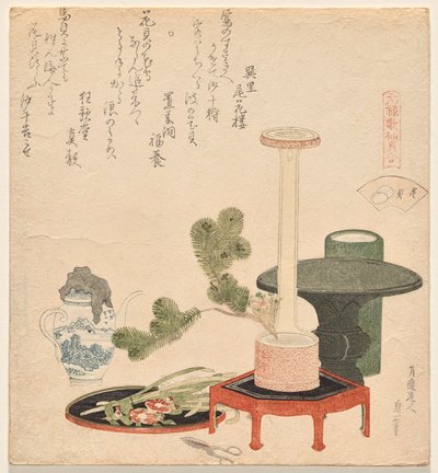 花貝 元禄歌貝合わせゲーム 作： Katsushika Hokusai