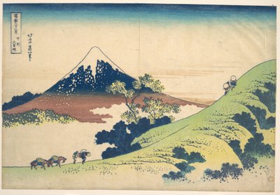 『富士山三十六景』シリーズより、甲斐国の犬目峠（甲州犬目峠） 作： Katsushika Hokusai