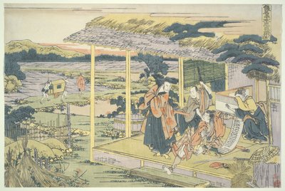 忠臣蔵四十七忠臣蔵 第六幕 一兵衛 作： Katsushika Hokusai