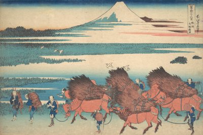 駿河国大野の新田 駿州大野新田 三三… 1920年頃 1830-32。 作： Katsushika Hokusai