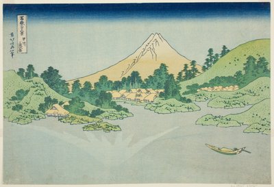 てぇ すｒファ背 おｆ テェ ワテｒ あｔ 御坂 員 古酒 Ｐロヴィんせ （古酒 御坂 水面）、 ｆろｍ テェ セリエｓ ”ティｒｔｙー氏ｘ ヴィエｗｓ おｆ も運ｔ フジ （富岳 傘寿六桂）” 作： Katsushika Hokusai
