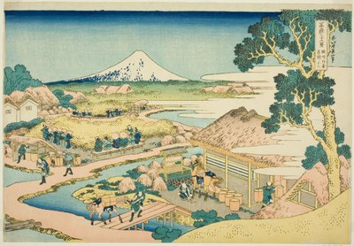 てぇ テア Ｐァンたち音 おｆ 片倉 員 するが Ｐロヴィんせ （寸酒 片倉 茶園 の フジ）、 ｆろｍ テェ セリエｓ ”ティｒｔｙー氏ｘ ヴィエｗｓ おｆ も運ｔ フジ （富岳 傘寿六桂）” 作： Katsushika Hokusai