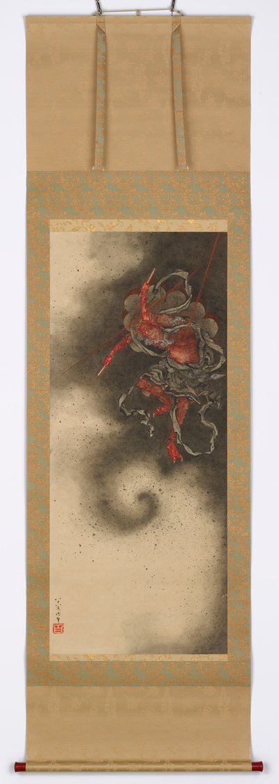 雷神、1847年。 作： Katsushika Hokusai