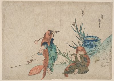 二人の少女 作： Katsushika Hokusai