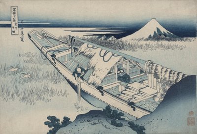 冨嶽三十六景 常陸国牛堀 作： Katsushika Hokusai