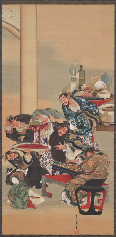 関羽の腕で手術 作： Katsushika Ōi