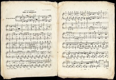 ガリバルディへの賛歌、19世紀末 作： Alec Hunter