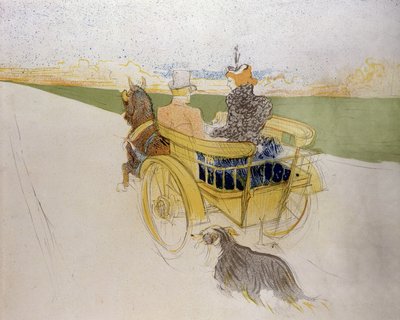 無題。 アンリ・ド・トゥールーズ・ロートレック (1864 - 1901)。 リソグラフィ。 小さな美術館、リムー。 作： Alec Hunter