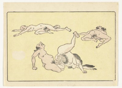 男と女の交尾 ビッグテイル（シリーズタイトル） 作： Kawanabe Kyosai