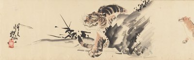 鳥と動物のスケッチ、19 世紀後半、1870 年以前。 作： Kawanabe Kyosai