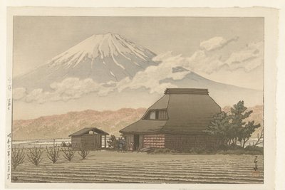 ふじ ゔぁなf へt どrp なるさわ なるさわ の ふじ (ちtぇ おん おbじぇct) 作： Kawase Hasui