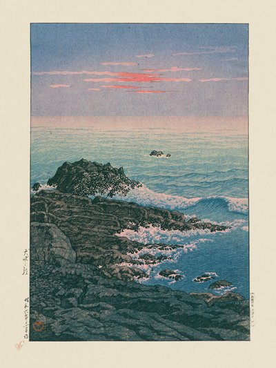 犬坊岬の朝 作： 