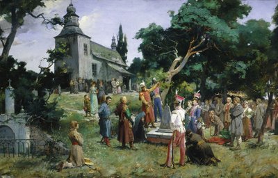 名誉あるヒーロー、1901 作： Kazimierz Alchimowicz