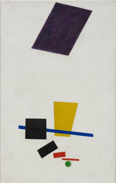 フットボール選手の絵画的リアリズム– 4次元の色の塊 作： Kazimir Severinovich Malevich