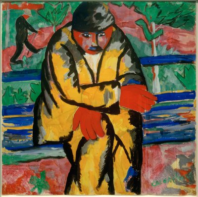 大通り、1910 作： Kazimir Severinovich Malevich