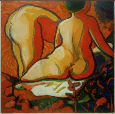 入浴者の背面図 作： Kazimir Severinovich Malevich