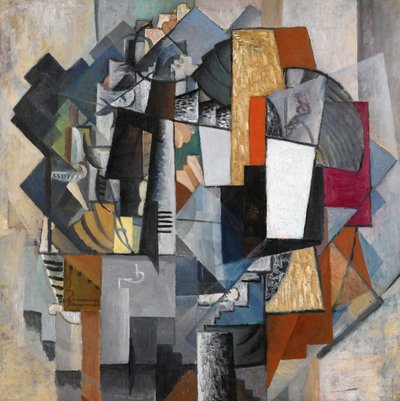 デスクと部屋 作： Kazimir Severinovich Malevich