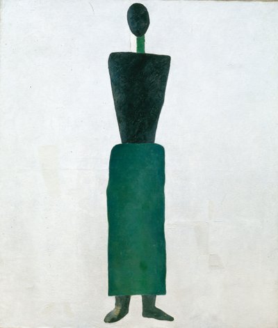 女性の姿、1928-1929 作： Kazimir Severinovich Malevich