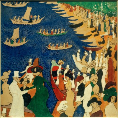 散歩会 作： Kazimir Severinovich Malevich