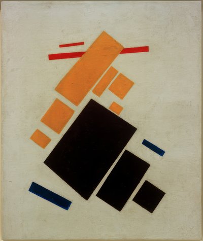 飛行機の飛行 作： Kazimir Severinovich Malevich