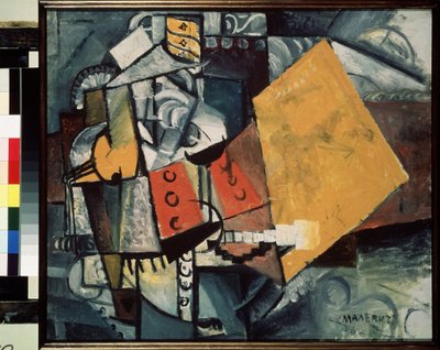 ガード（ガードマン）。 Kasimir Severinovich Malevich（Malevich、Malevich）（1878-1935）による絵画、キャンバスに油彩 作： Kazimir Severinovich Malevich