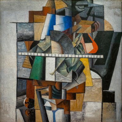 ミハイル・マチューシンの肖像 作： Kazimir Severinovich Malevich