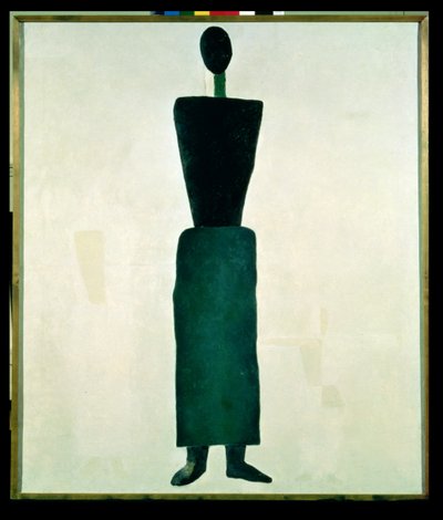 シュプレマティストの女性像、1928-32 作： Kazimir Severinovich Malevich