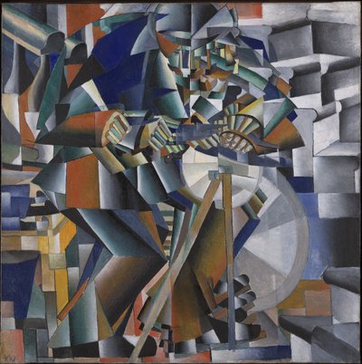 ナイフグラインダーまたはキラキラの原理、1912年〜3月 作： Kazimir Severinovich Malevich