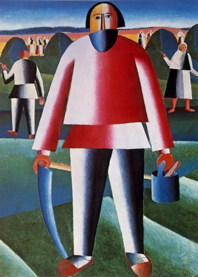 不明な画像 作： Kazimir Severinovich Malevich