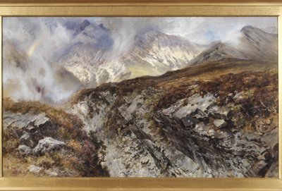 ピナクルリッジ、スカイ島、1885 作： Keeley Halswelle