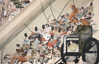 1159年、藤原信頼による後白河法皇の拉致事件、1200年頃 作： Keion Keion