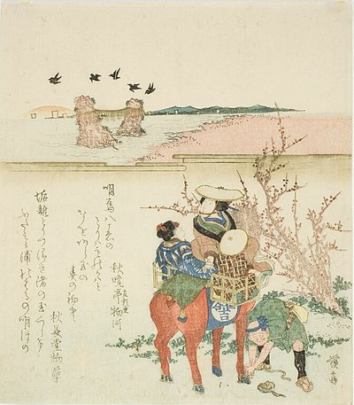 夫婦岩」（二見ヶ浦・夫婦岩 作： Keisai Eisen
