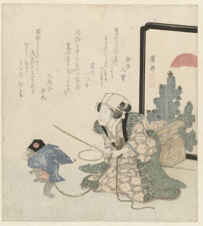 メスのモンキートレーナー 作： Keisai Eisen
