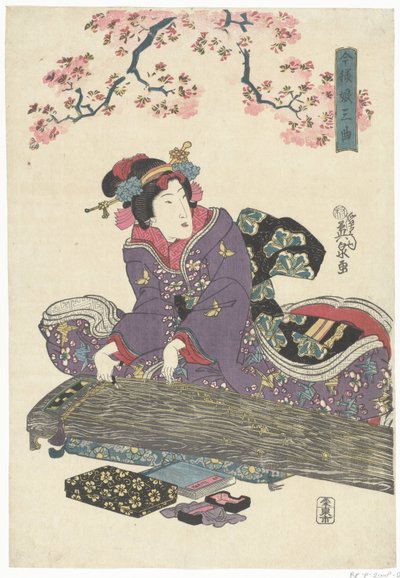 蜂と箏 作： Keisai Eisen