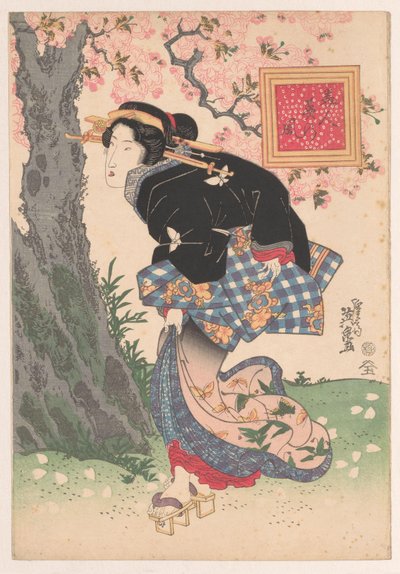 春の嵐の美女たち 美人春の風 作： Keisai Eisen