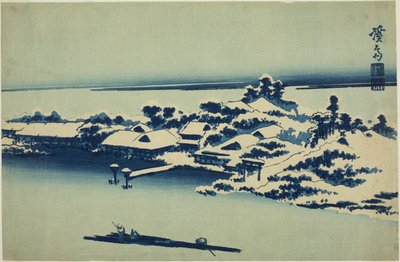 隅田川の雪 作： Keisai Eisen