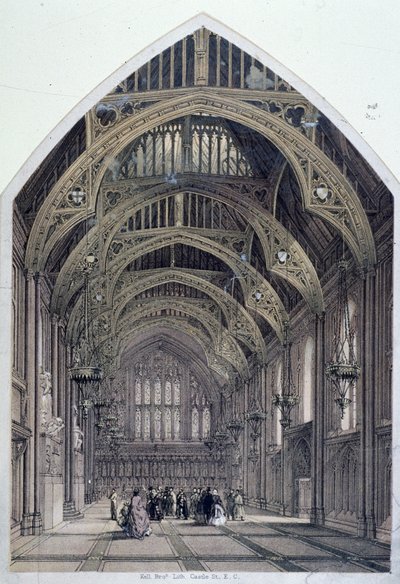 ギルドホール、ロンドン、1870年頃 作： Kell Brothers