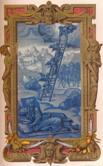 ヤコブの夢、16世紀、1849年。 作： Kellerhoven