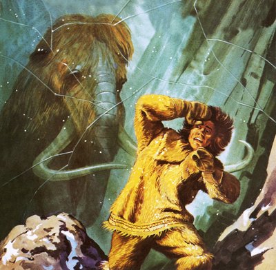 シベリアの氷の中で完全な形で保存されているマンモスが発見される 作： ケン・ラングスタッフ