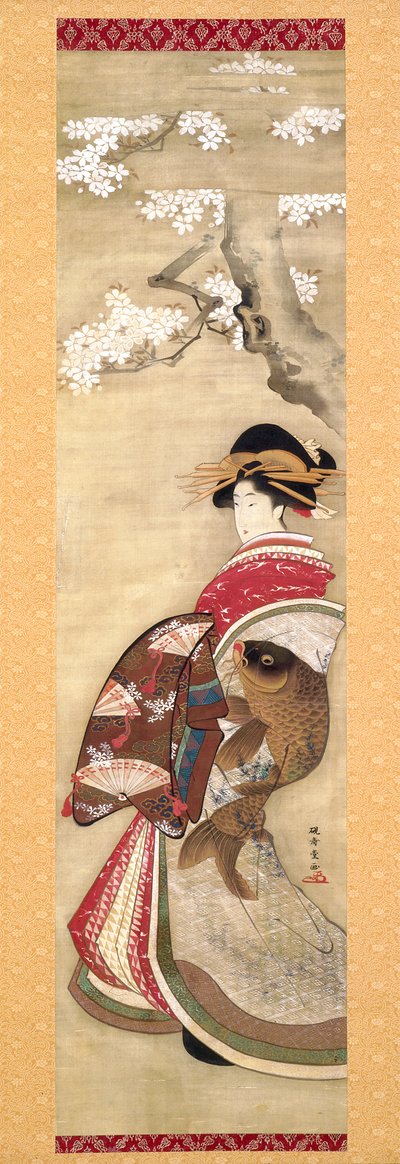 開花桜の木の下の美しさ 作： Kenjudo Kenjudo