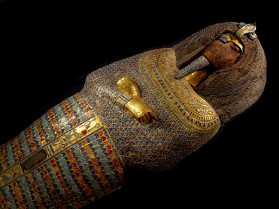 アクエンアテンの棺、7864年、第18王朝、新王国時代、エジプト、The Egyptian M..., 2009年（写真） 作： Kenneth Garrett
