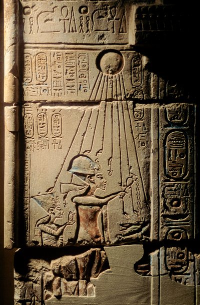 エジプト; アマルナ; mm6741; 考古学; 遺物; 第18王朝; アクエンアテン; アメンヘテプ4世;..., 2001年（写真） 作： Kenneth Garrett